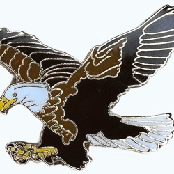 Eagle, Bald (flying) pin