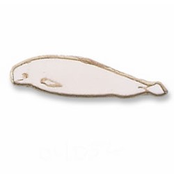 Whale, Beluga pin