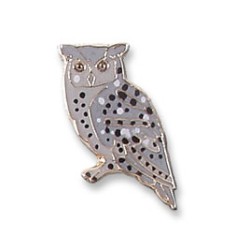 Owl, Eastern Screech pin