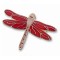Dragonfly, Red Skimmer Earrings