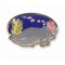 Manatee (cow & calf) pin