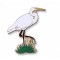 Egret, Great pin