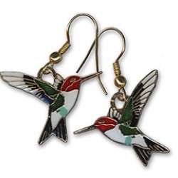 Hummingbird, Anna's earrings